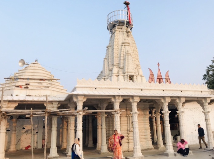 Karni Mata temple at the top of ropeway