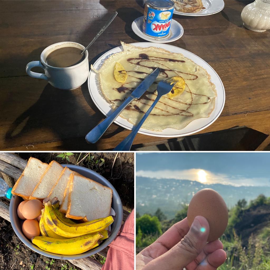 Mount Batur breakfast