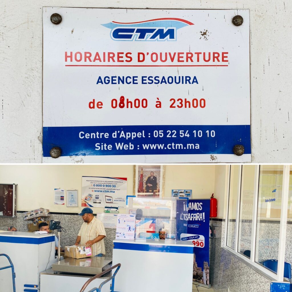 CTM Essaouira bus station